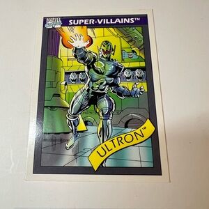 1990 Impel Marvel Universe Series 1 - Card 61 - Super Villains - Ultron